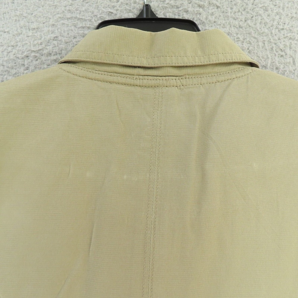 Royal Robbins Jacket Mens XL Brown Canvas Shacket Lined Buttons Pockets - Picture 9 of 11